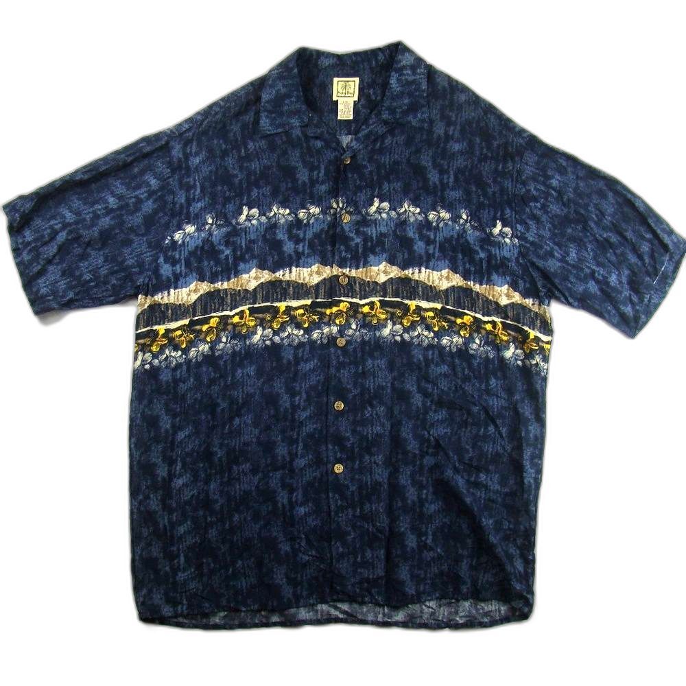 Morro Bay Button Down Shirt Large Short Sleeve